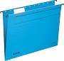 Leitz 19985 Hängemappe ALPHA® - Recyclingkarton, blau