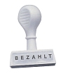 WEDO® Stempel Text Bezahlt - Abdruck 45 mm