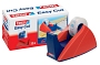 Tesa® Tischabroller für Klebefilm tesa Easy Cut®, 33 m x 19 mm,rot-blau Abroller