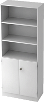 Flügeltürenschrank weiß/ weiß