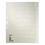 Leitz 197719 Register - Tauenpapier, blanko, A4 Überbreite, 190 Blatt, grau