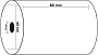 Exacompta Thermorollen 43804E weiß VE10