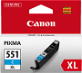 Canon Tintenpatrone CLI551XLC