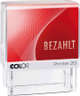 Colop Textstempel 100669 bezahlt rot