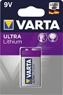 Varta Batterien Ultra Lithium - E-Block, 9 V