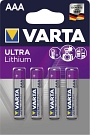 Varta Batterien Ultra Lithium - Micro/AAA, 1,5 V