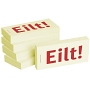 Bedruckte Haftnotizen - Text: Eilt!