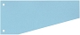 WEKRE Trennstreifen Trapez - 190 g/qm Karton, blau, 100 Stück