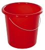 Eimer 1841951 Plastik, rund, 10 Liter, rot