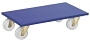 fetra Möbelroller 7350 - 600 x 300 mm, bis 350 kg, blau, 7er Pack