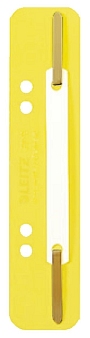 Leitz 37190 Einhänge-Heftstreifen PP, kurz - gelb, 75 Stück