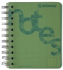 DONAU Collegeblock PP Cover - A6, kariert, grün