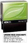 COLOP® Printer 30 Green Line - max . 5 Zeilen, 18 x 47 mm