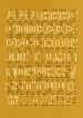 Herma Buchstaben 12 mm A-Z Folie gold 1 Blatt