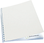 GBC Einbanddeckel LeatherGrain, DIN A4, 250 g/qm, weiß