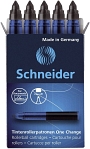 Schneider 50-185401 Rollerpatrone One Change 0,6mm schwarz VE5