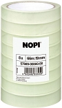 NOPI 57889-00000-00 Klebefilm 8RL 19mm 66m transparent