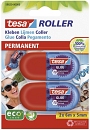 Tesa® 2x Mini Abroller Kleben ecoLogo - Einwegroller, permanent