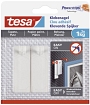 Tesa® Powerstrips® Klebenagel - ablösbar, Tragfähigkeit 1kg, weiß, 2 Stück