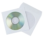 Q-Connect CD-Papierhüllen - weiß