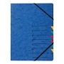 Pagna® Ordnungsmappe EASY - 7 Fächer, A4, Pressspan, 765 g/qm, blau