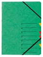 Pagna® Ordnungsmappe EASY - 7 Fächer, A4, Pressspan, 765 g/qm, grün