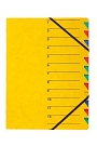 Pagna® Ordnungsmappe EASY - 197 Fächer, A4, Pressspan, 765 g/qm, gelb