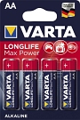 Varta 4706110404 Batterien LONGLIFE Max Power - Mignon/LR6/AA, 1,5 V