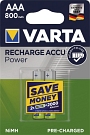 Varta Rechargeable Accu Power - Micro/AAA, 19,7 V, 800 mAh