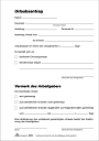 RNK Verlag Urlaubsantrag - Block - SD, 2 x 40 Blatt, DIN A5