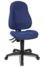 Topstar® 8050 BD6 Bürodrehstuhl Wellpoint 10 ohne Armlehnen blau