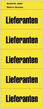 Neutral Inhaltsschilder Lieferanten - Beutel mit 1900 Stück, gelb