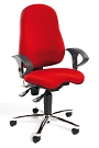 Topstar® SI59U G21 Fitness-Drehstuhl SITNESS 10 rot