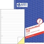 Avery Zweckform® 1729 Durchschreibbuch, DIN A5, vorgelocht, 2 x 40 Blatt/10 Stüc