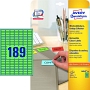 Avery Zweckform® L6036-70 Etiketten - 75,4 x 190 mm, grün, 3.780 Etiketten/70 Bla