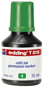 Edding T 25 Nachfülltusche für Permanentmarker, 30 ml, grün