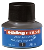 Edding FTK 25 - Nachfülltusche, 25 ml, schwarz