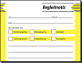 Sigel Begleitnotiz Haftblock