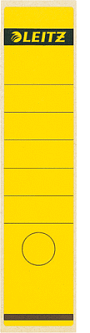 LEITZ Rückenschilder 1640 gelb VE10