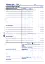 Zweckform Kassenbericht
