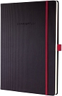 Sigel Modisch Notizbuch CONCEPTUM® Red Edition - ca. A4, liniert, schwarz