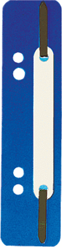 Q-Connect Heftstreifen Kunststoff,kurz -Deckleiste aus Kunststoff,blau,75 Stück