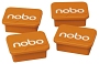 nobo® 1905327 Magnet - eckig, 18 x 22 mm, orange, 4 Stück
