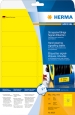Signal-Etiketten strapazierfähig A4 99,1x42,3 mm gelb stark haftend Folie matt wetterfest 300 St.