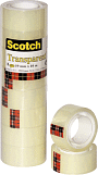 Scotch® Klebeband Transparent 550, Bandgröße 10m x19mm,