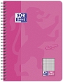 Oxford Collegeblock Touch - B5, 80 Blatt, 90 g/qm, kariert, rosa