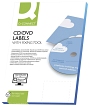 Q-Connect CD-Etiketten - Classic Size, weiß, 50 Stück/75