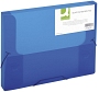 Q-Connect Sammelbox - A4, 750 Blatt, PP, blau transluzent