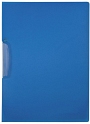 Q-Connect Klemm-Mappe - blau, Fassungsvermögen bis 75 Blatt