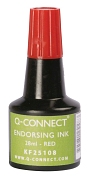 Q-Connect Stempelfarbe - ohne Öl, rot